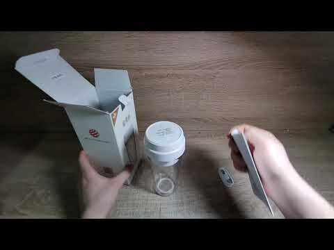 Беспроводной блендер 17PIN Star Fruit Cup 0.4L (White/Белый) видео