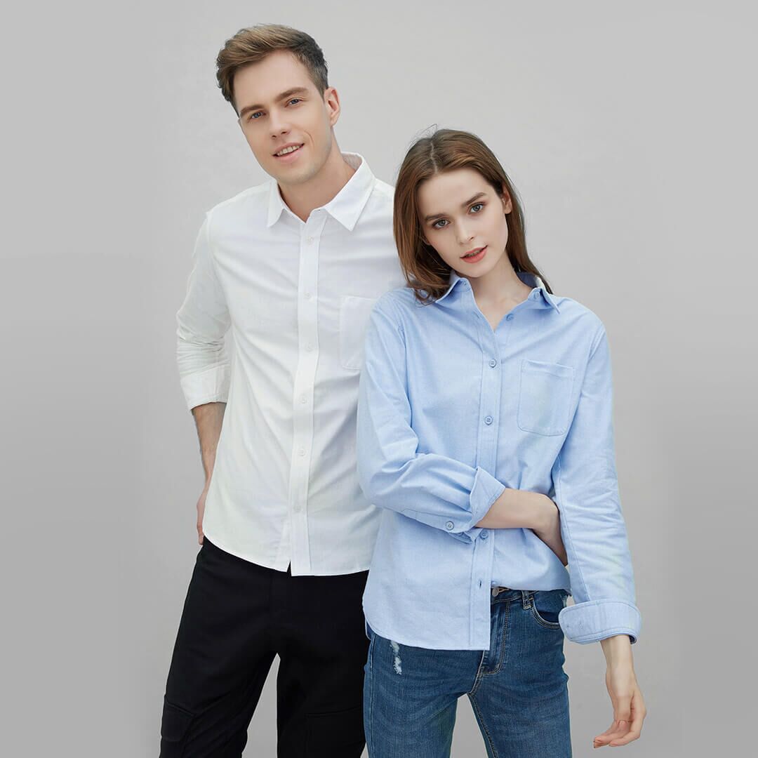 Рубашка Xiaomi 10:07 Classic Solid Color Flannel Cotton Casual Shirt