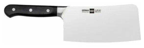 Кухонный нож HuoHou Fire Molybdenum Vanadium Steel Kitchen Knife 170mm. (Black/Черный) : характеристики и инструкции - 5