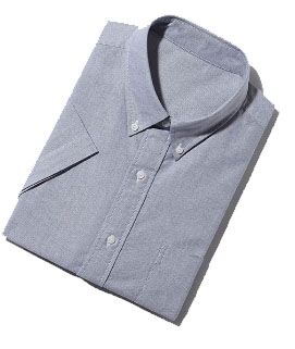Рубашка Vancl Oxford Base Short-Sleeved Shirt (Grey/Серый) - 1