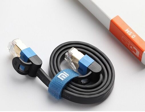 Сетевой кабель Xiaomi Mi Gigabit Ethernet 50 см (Black/Черный) - 2