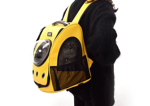 Переноска-рюкзак для животных Xiaomi Small Animal Star Space Capsule Shoulder Bag (Yellow/Желтый) : отзывы и обзоры - 5