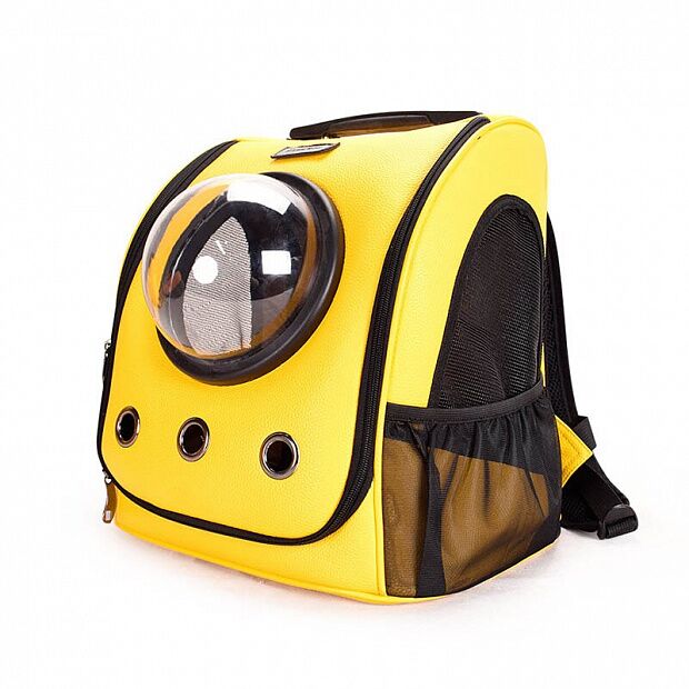 Переноска-рюкзак для животных Xiaomi Small Animal Star Space Capsule Shoulder Bag (Yellow/Желтый) : отзывы и обзоры - 1