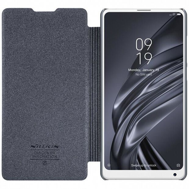 Чехол для Xiaomi Mi Mix 2S Nillkin Sparkle Leather Case (Grey/Серый) : отзывы и обзоры - 2