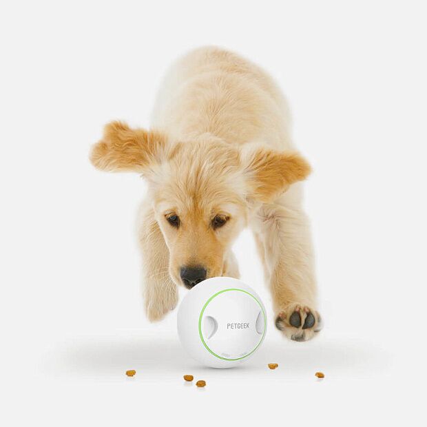 Интерактивная игрушка Petgeek Automatic Ball Pet Toys Rolling (White) : отзывы и обзоры - 2
