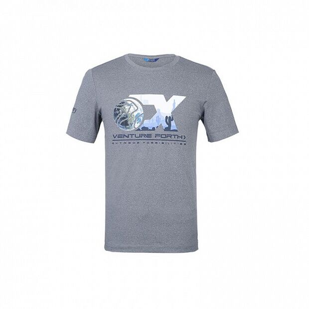Быстросохнующая футболка Discovery Expedition Couple Cotton Elastic Fast Dry (Grey/Серый) 