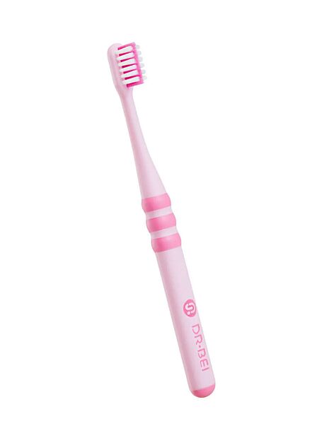 Детская зубная щетка Dr.Bei Toothbrush Children (Pink/Розовый) - характеристики и инструкции на русском языке - 1