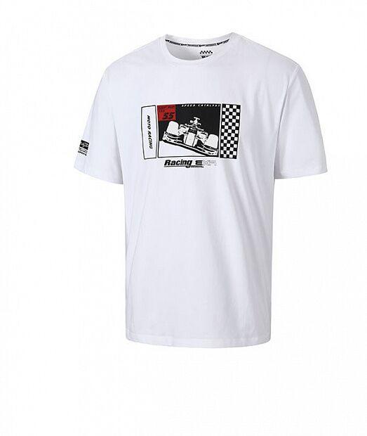 Футболка EXR Locomotive Sports Crew Neck Short Sleeve T-shirt (White/Белый) : отзывы и обзоры 