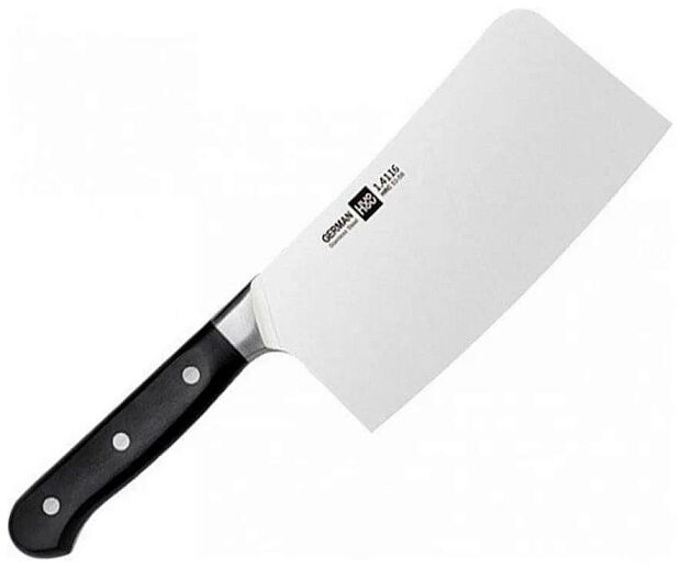 Кухонный нож HuoHou Fire Molybdenum Vanadium Steel Kitchen Knife 170mm. (Black/Черный) : отзывы и обзоры - 1