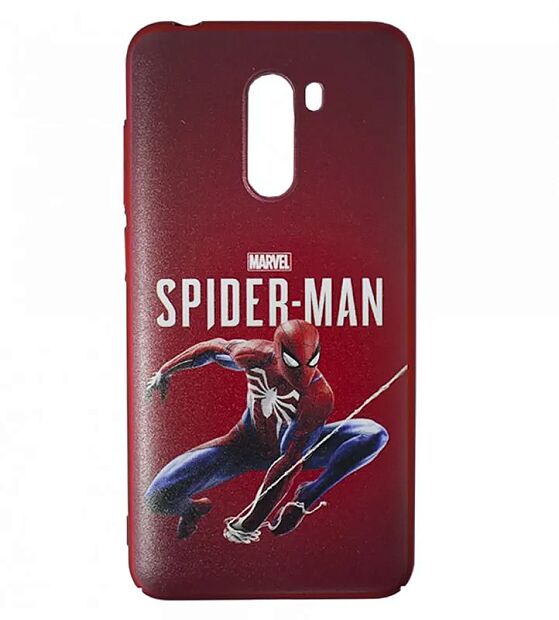 Защитный чехол для Pocophone F1 Spider-Man Marvel (Red/Красный) : характеристики и инструкции - 1