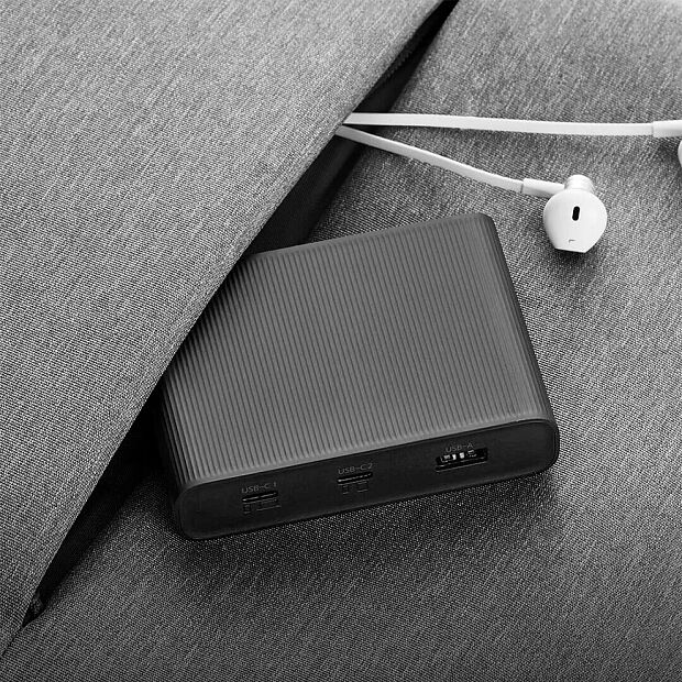 Зарядное устройство ZMI Usb Charger Desktop Fast Charge 65W (Black/Черный) - 3