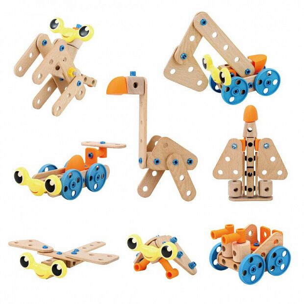 Игровой набор для детей Topbright Variety Disassembly Nut Toolbox Toy (Rainbow/Разноцветный) : характеристики и инструкции - 2