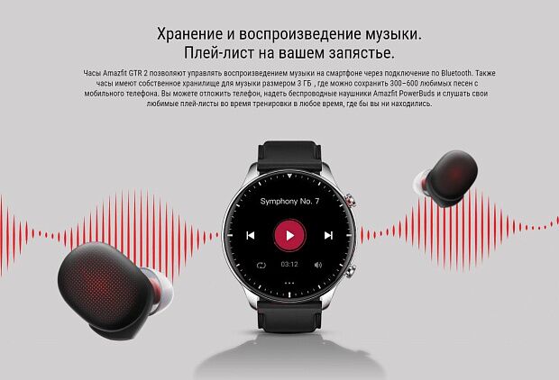 Смарт-часы Amazfit GTR 2 A1952 Classic Edition (Black) RU - 9