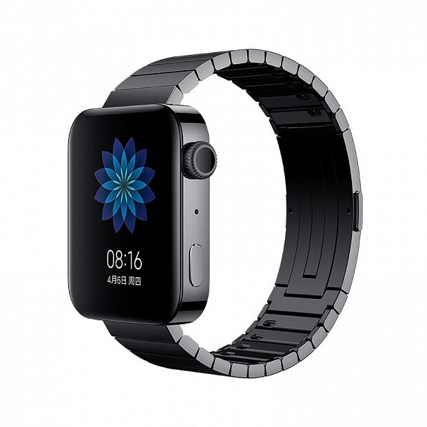 Умные часы Xiaomi Mi Watch (Dark Grey/Темно-Серый) 