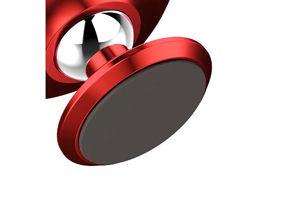 Держатель для смартфона Baseus Small Ears Series Magnetic Bracket (Vertical) (Red/Красный) - 3