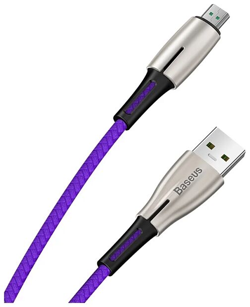 Кабель Baseus Waterdrop Cable USB For Micro 4A 1m CAMRD-B05 (Purple/Фиолетовый) - 2