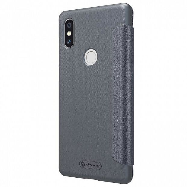 Чехол для Xiaomi Mi Mix 2S Nillkin Sparkle Leather Case (Grey/Серый) : отзывы и обзоры - 3