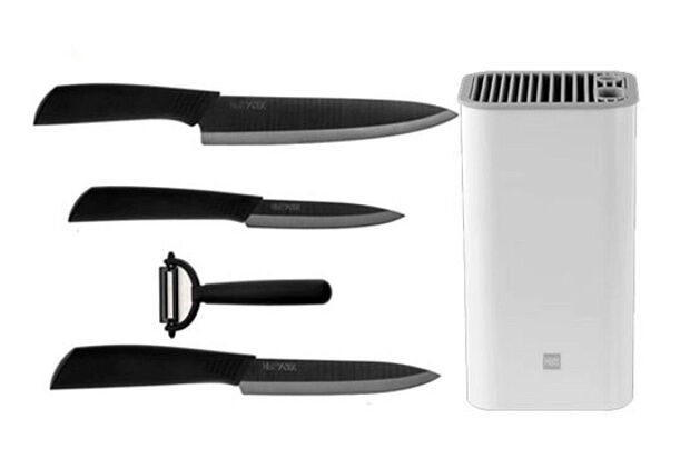 Набор ножей c подставкой HuoHou Nano Ceramic Knifes Set 5in1 : отзывы и обзоры - 4