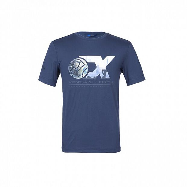 Быстросохнующая футболка Discovery Expedition Couple Cotton Elastic Fast Dry (Blue/Синий) : характеристики и инструкции 