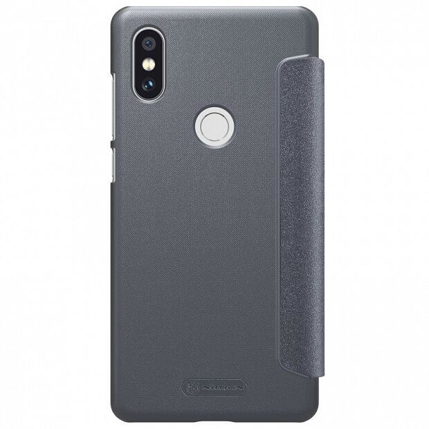 Чехол для Xiaomi Mi Mix 2S Nillkin Sparkle Leather Case (Grey/Серый) : характеристики и инструкции - 5