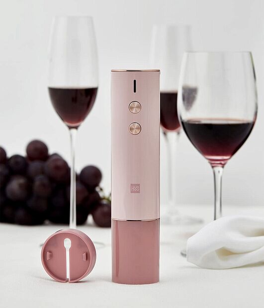 Электроштопор HuoHou Electric Wine Opener HU0121 в подарочной упаковке (Pink) - 4