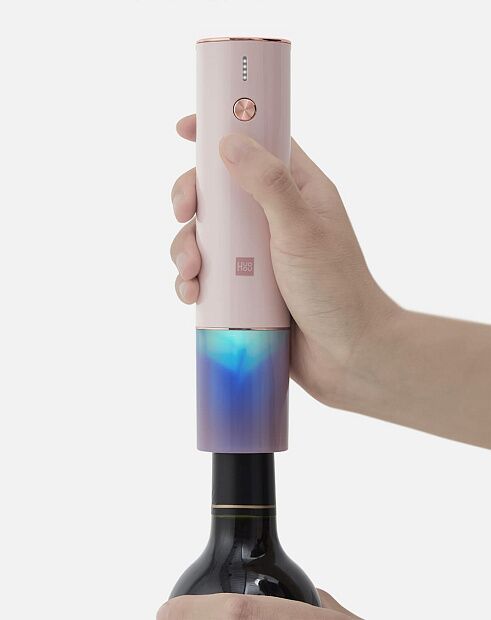 Электроштопор HuoHou Electric Wine Opener HU0121 в подарочной упаковке (Pink) - 5