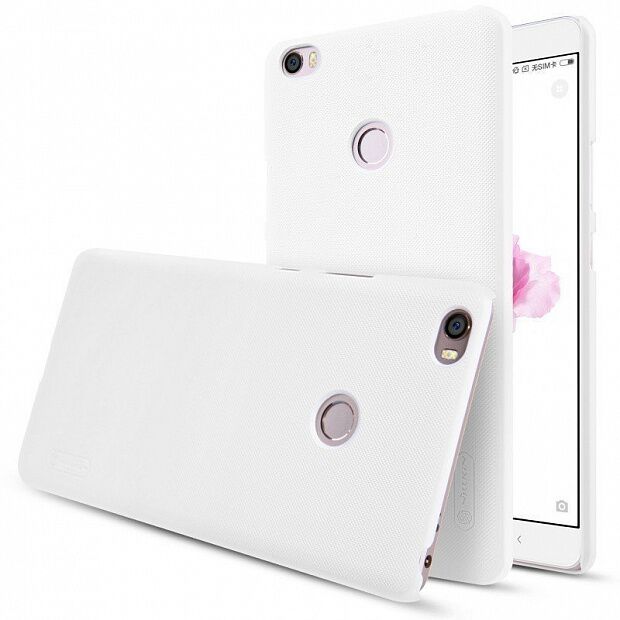 Чехол для Xiaomi Mi Max Nillkin Super Frosted Shield (White/Белый) 