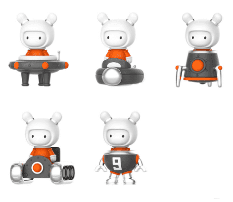 Набор игрушек Mijoy Rice Rabbit Doll Looking Moon Series (White/Белый) : отзывы и обзоры - 1