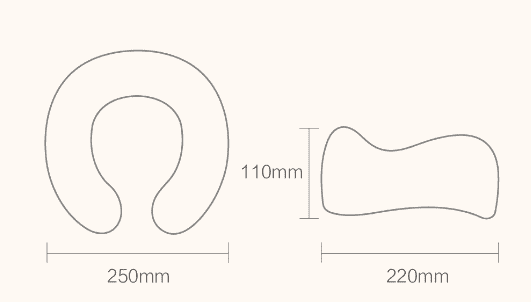 Подушка-капюшон Xiaomi Gege Love Nap Treasure Shading Neck Pillow (Black/Черный) : характеристики и инструкции - 6