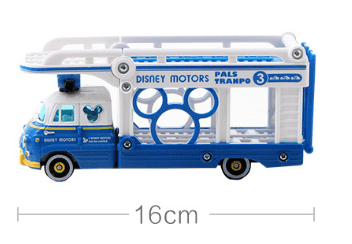 Набор игрушечных машин Takara Tomy Partner Transport Truck Mickey Ans Donald Duck (Red-Blue) : характеристики и инструкции - 3