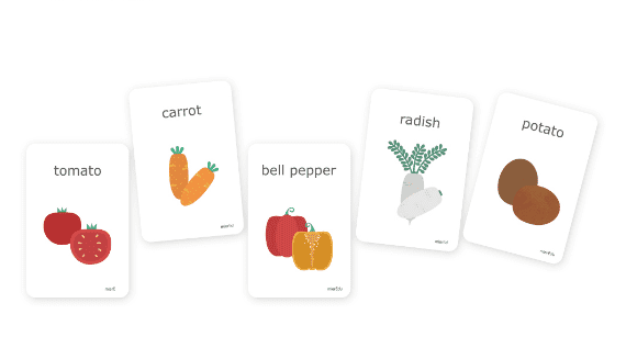 Обучающие карточки для детей Bravokids Childrens English Cognitive Enlightenment Vegetables : отзывы и обзоры - 2