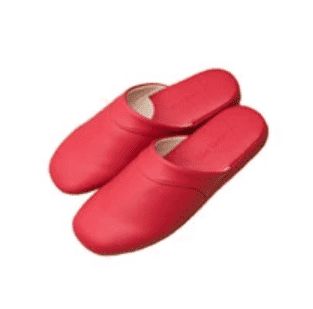 Тапочки One Cloud Leather Home Slippers (Red/Красный) 