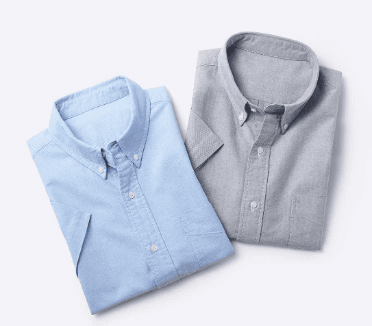 Рубашка Vancl Oxford Base Short-Sleeved Shirt (Blue/Голубой) : отзывы и обзоры - 2
