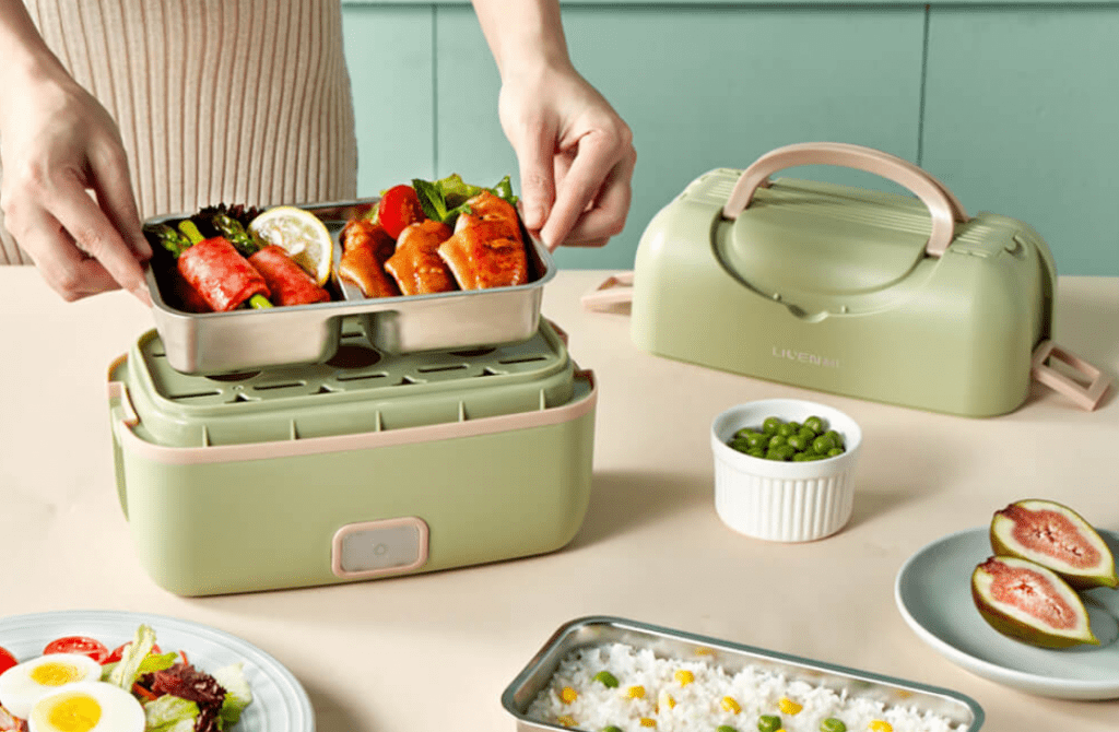 Особенности конструкции ланч-бокса Xiaomi Liren Portable Cooking Electric Lunch Box FH-18