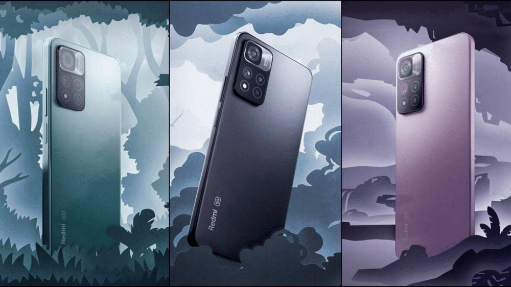 Дизайн смартфона Redmi Note 11T 5G 