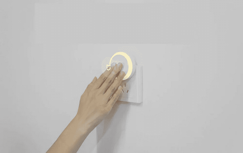 Принцип установки ночника Xiaomi Mijia Plug-In Night Light