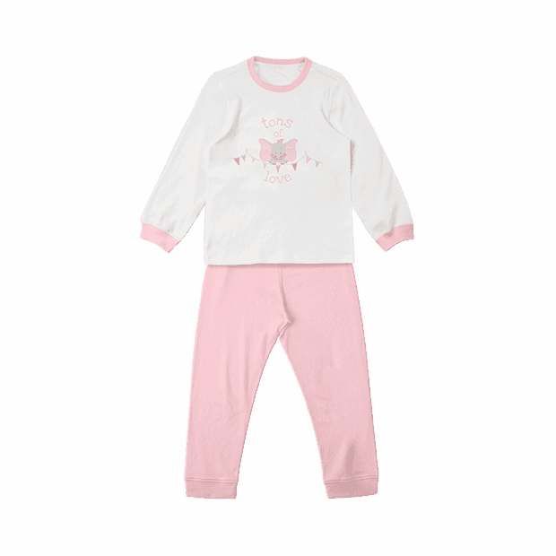 Детская пижама Snuggle Sac Thermostat Antibacterial Underwear Set (Pink/Розовый) : отзывы и обзоры 