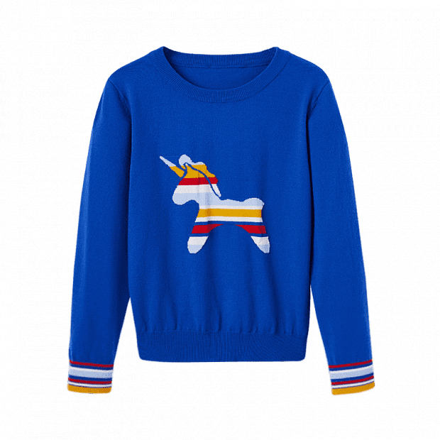Xiaomi Children's Gradient Unicorn Pullover Sweater (Blue)