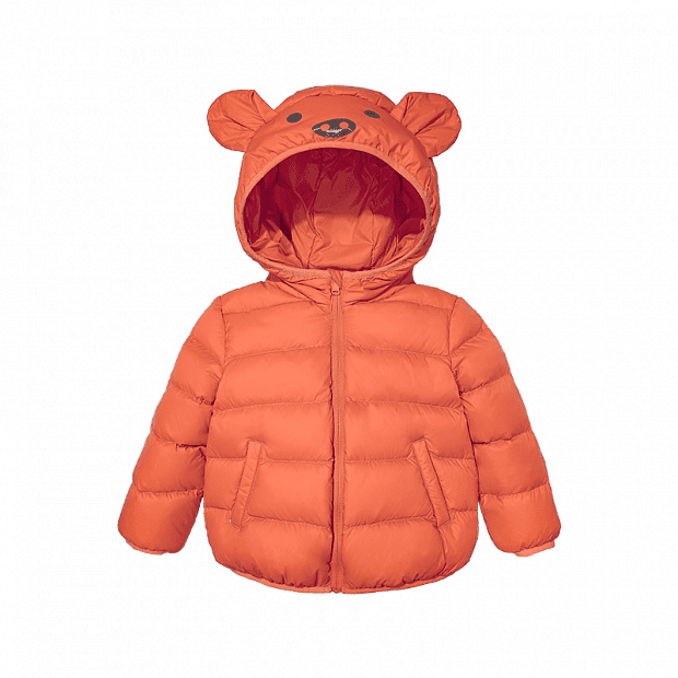 Детская куртка Gao Fan 95 Duck Pig Hat Children's Light Down Jacket (Orange/Оранжевый) : отзывы и обзоры 