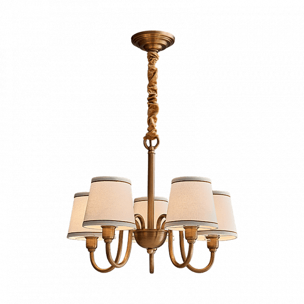 Люстра Huayi American Style Luxury Chandelier 5 Of Lamps (Brown/Коричневый) 