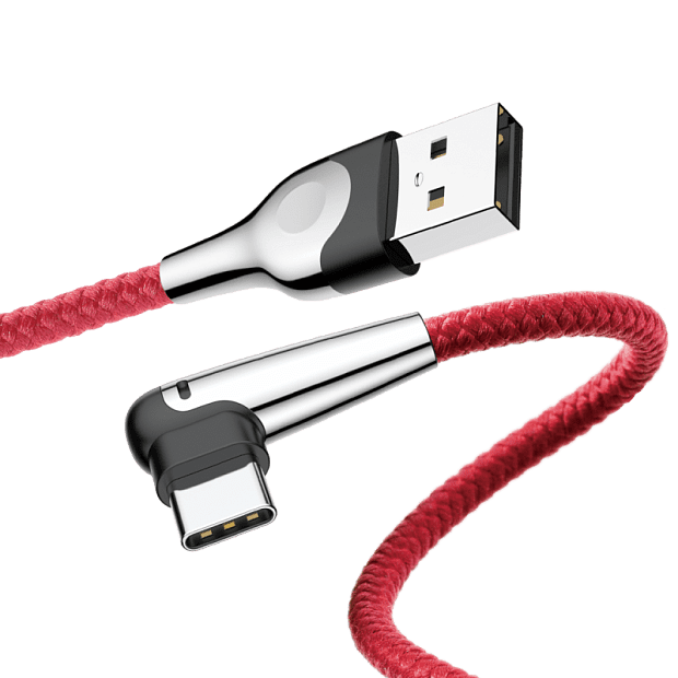 Кабель Baseus MVP Mobile Game Cable USB For Type-C 3A 1m (Red/Красный) 