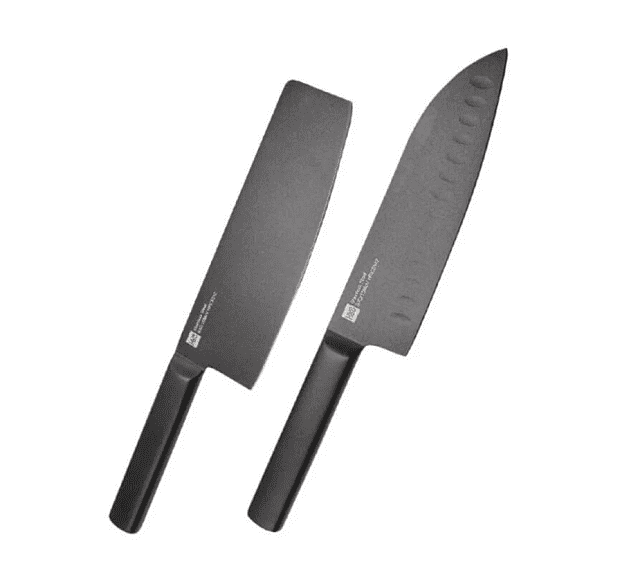Набор ножей с подставкой HuoHou Heat Knife Set 3 in 1 (Black/Черный) : отзывы и обзоры - 4