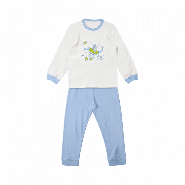 Детская пижама Snuggle Sac Thermostat Antibacterial Underwear Set (Blue/Голубой) : отзывы и обзоры 