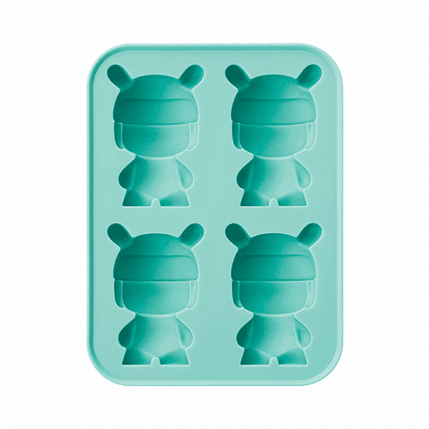 Форма для льда Rice Rabbit Ice Cube Mint Green 2 Pack (Blue/Голубой) 