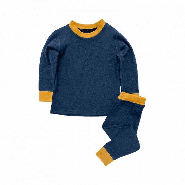 Детская пижама Yiigoo Organic Cotton Autumn Clothes Set (Dark Blue/Темно-Синий) : отзывы и обзоры 
