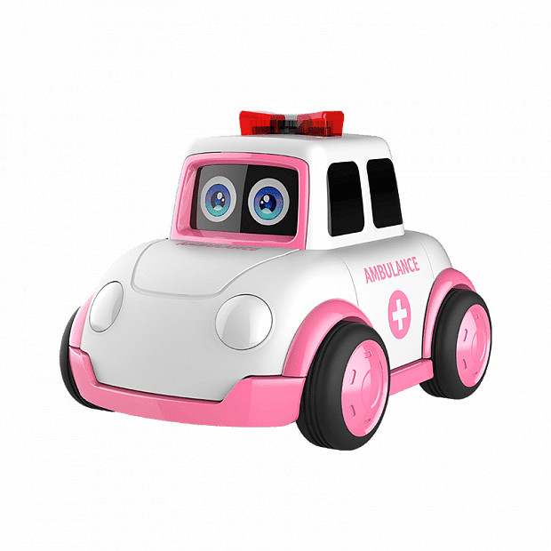 Детская машина Onego Little Magic Bean Ai Variety Robot Police Car (Pink/Розовый) : отзывы и обзоры 