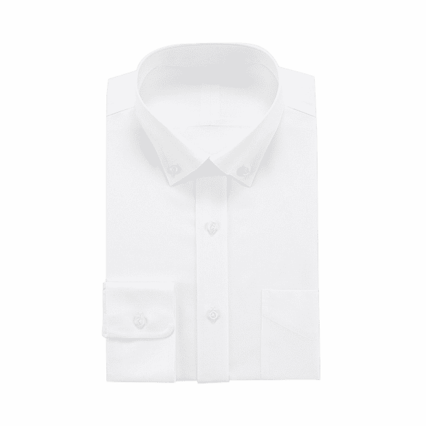 Рубашка с длинным рукавом Vancl Japanese Style Ironing Shirt Collar Button (White/Белый) : отзывы и обзоры 