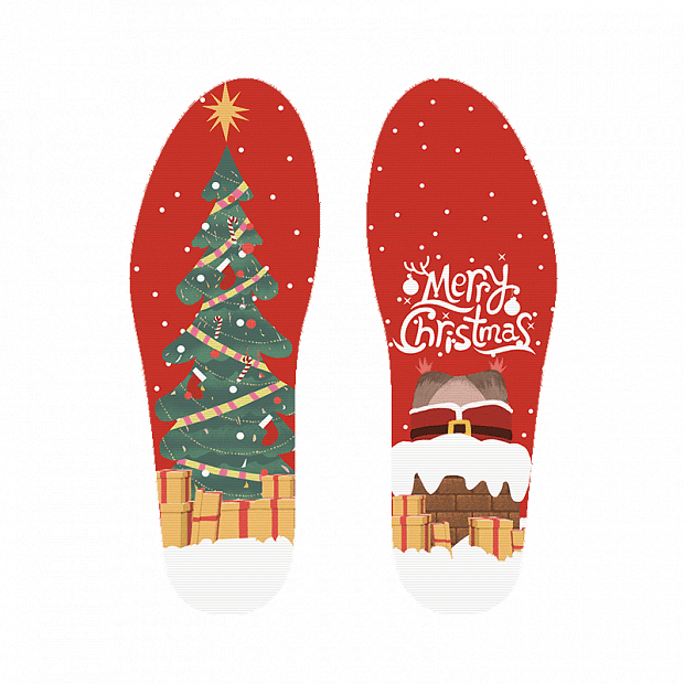 Стельки Core Mai Cork New Year's Walk Insole Wide With The Inscription New Year 41 (Red) 