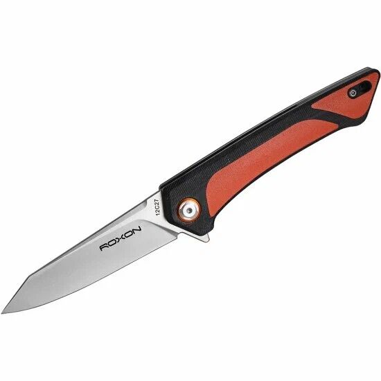 Нож складной Roxon K2, Sandvik Steel 12C27, оранжевый, K2-12C27-OR - 1