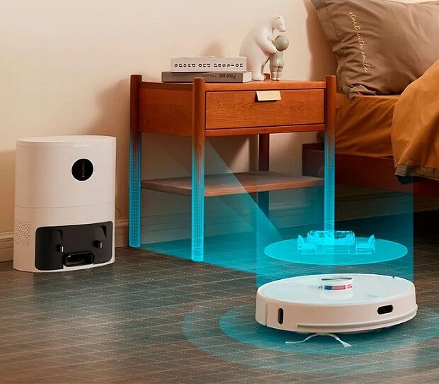 Робот-пылесос Lydsto S1 Robot Vacuum Cleaner (White) - 4